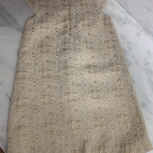 Baby gap gold and beige dress - Picture 2 of 8